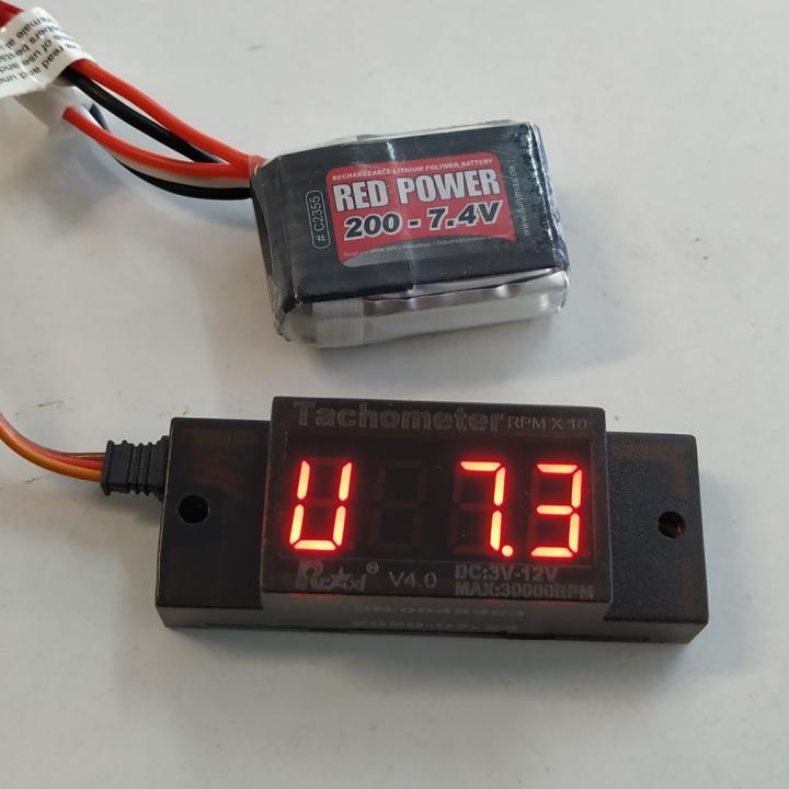 Rcexl Zündung Mini Drehzahlmesser V3.0 Revolution Meter für RC CDI Benzin  Gas Motor